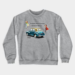 MORRIS MINOR CONVERTIBLE - advert Crewneck Sweatshirt